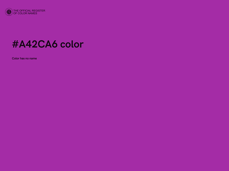 #A42CA6 color image