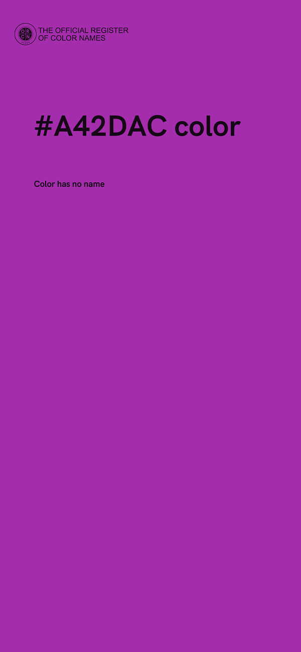 #A42DAC color image