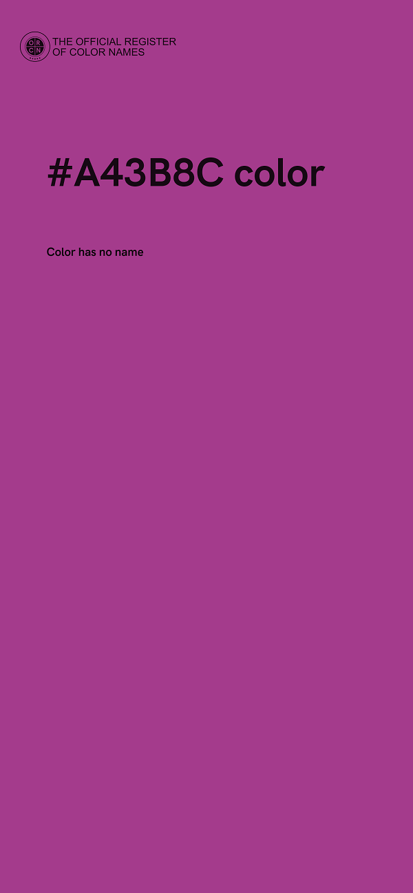 #A43B8C color image