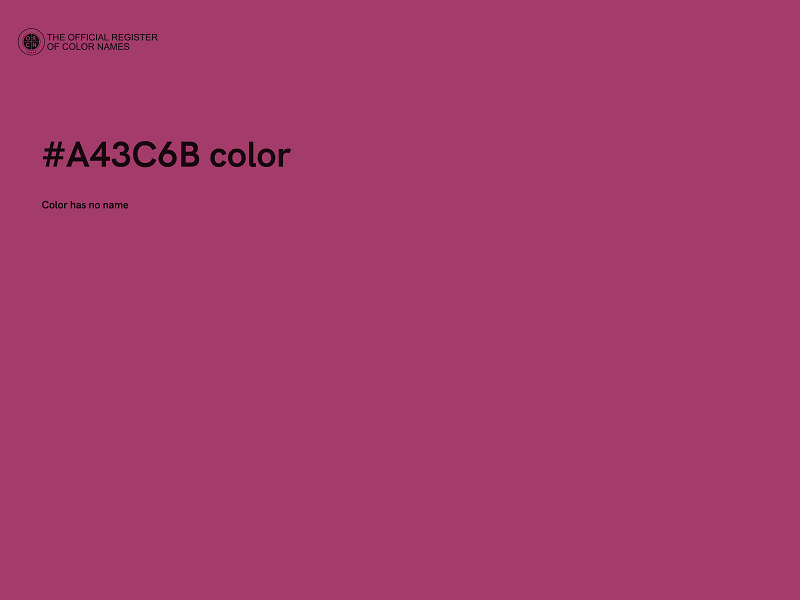 #A43C6B color image