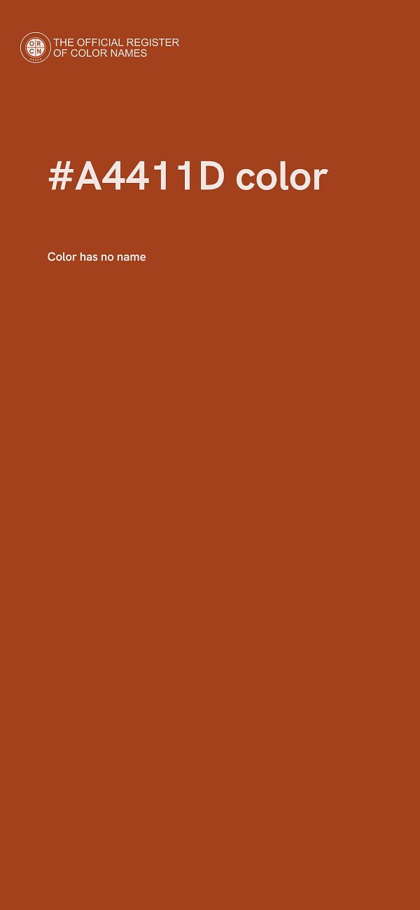 #A4411D color image