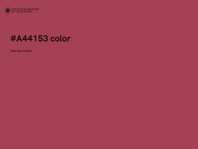 #A44153 color image