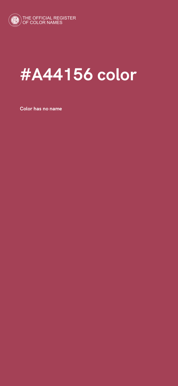 #A44156 color image