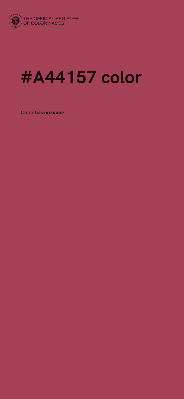 #A44157 color image