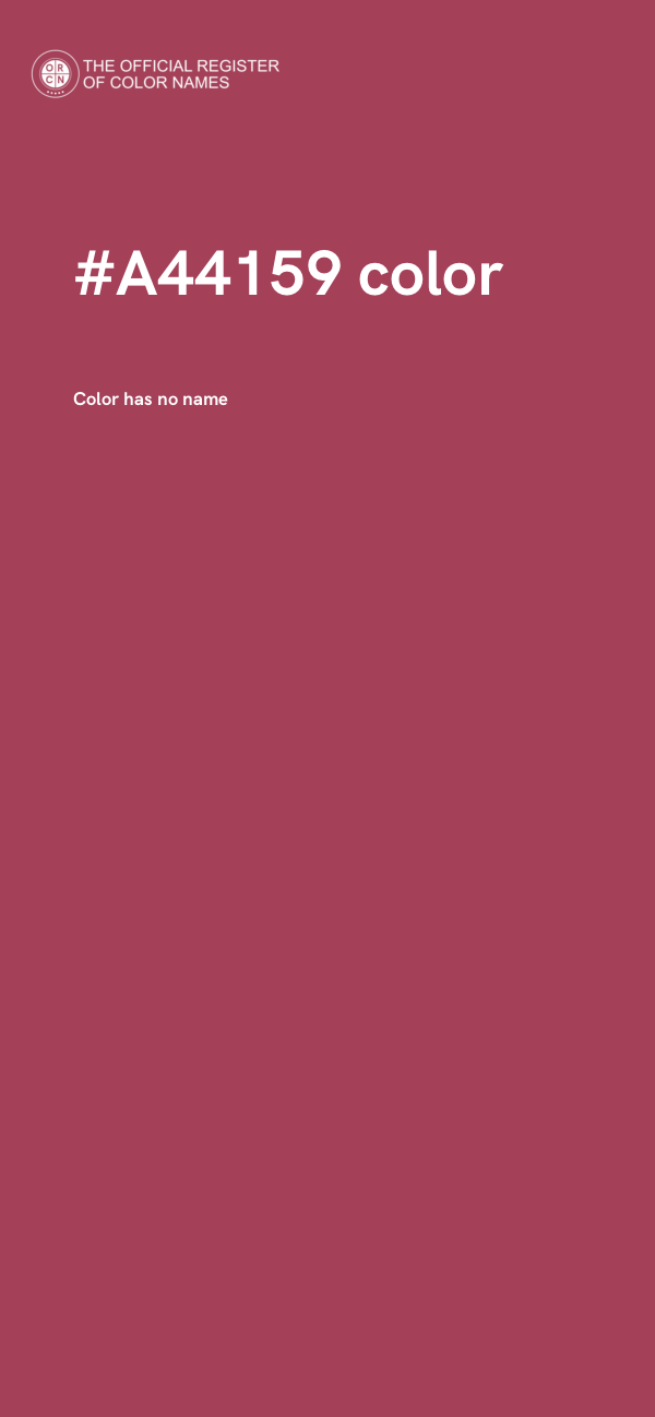 #A44159 color image