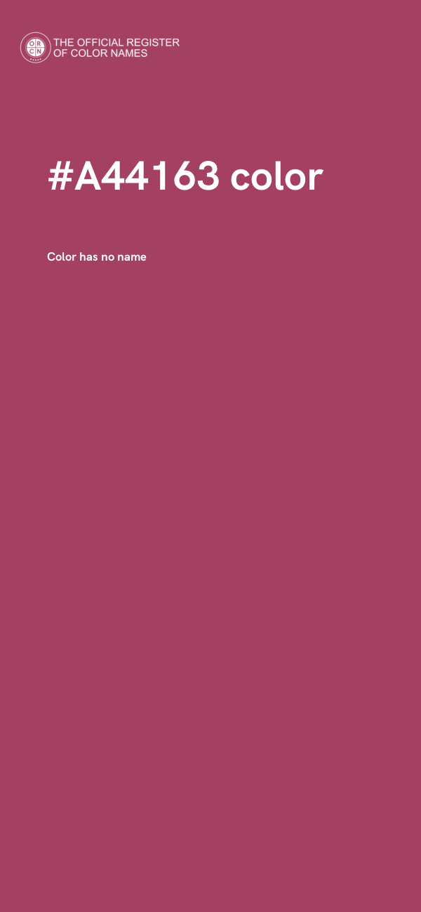 #A44163 color image