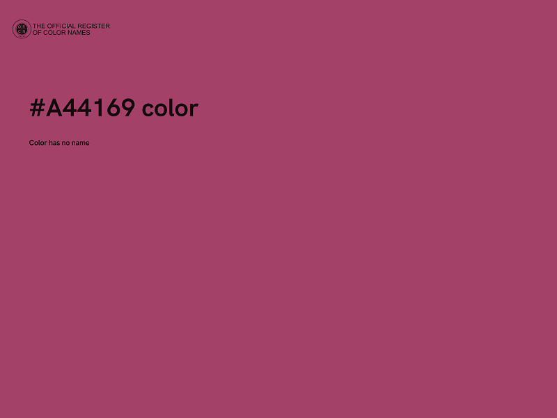 #A44169 color image