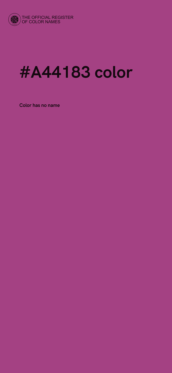 #A44183 color image