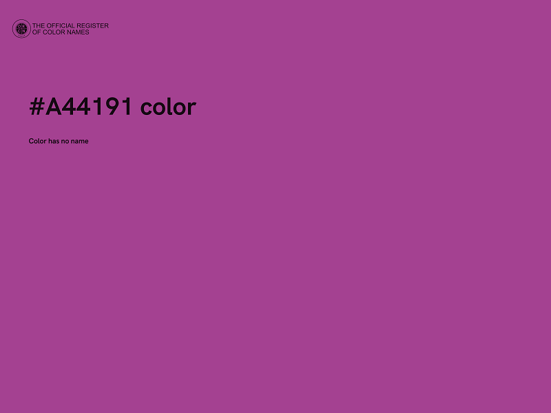 #A44191 color image