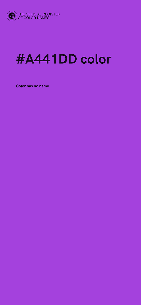 #A441DD color image