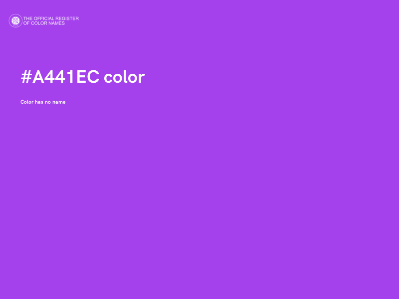 #A441EC color image