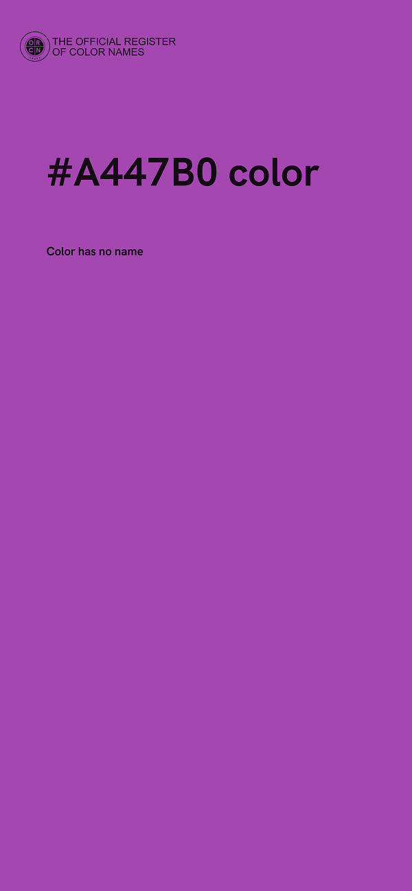 #A447B0 color image