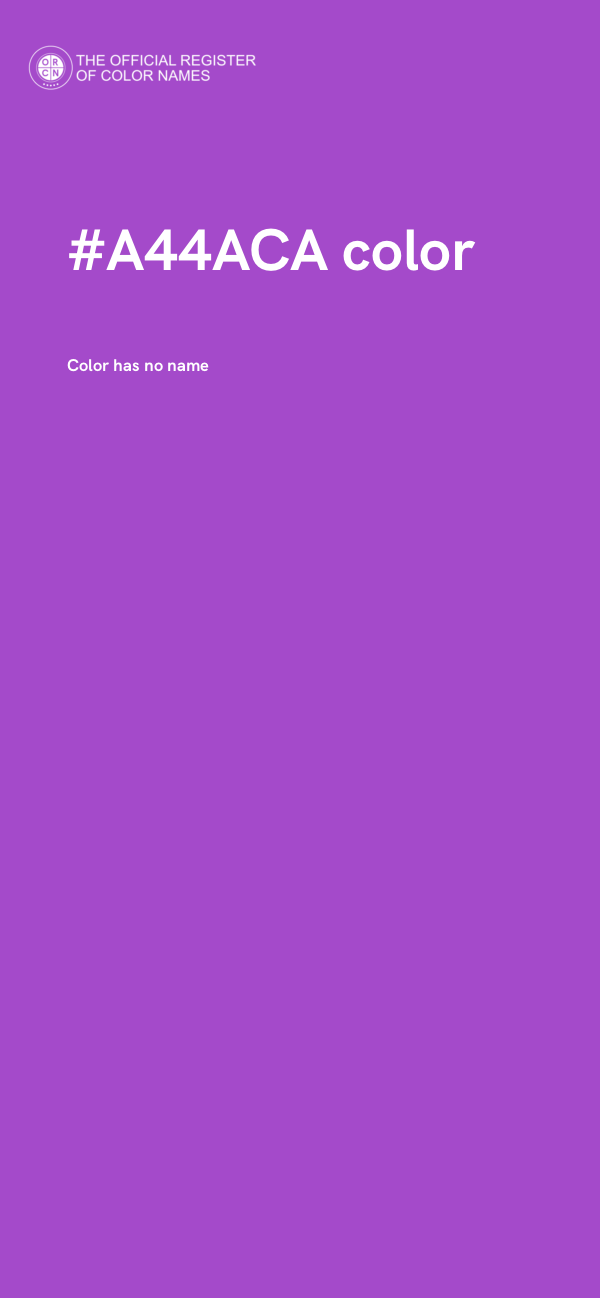 #A44ACA color image