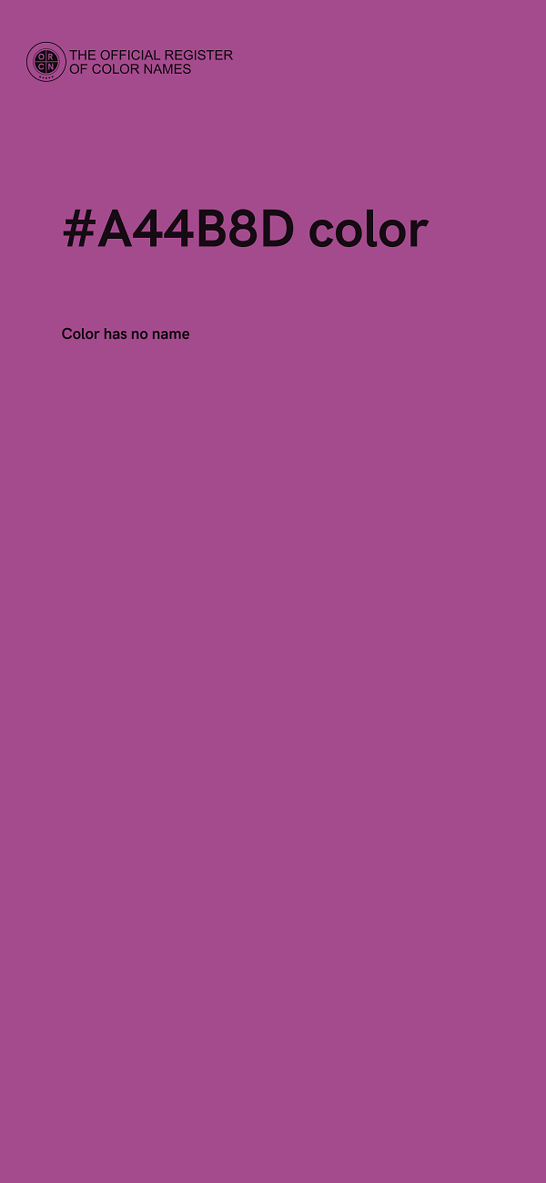 #A44B8D color image