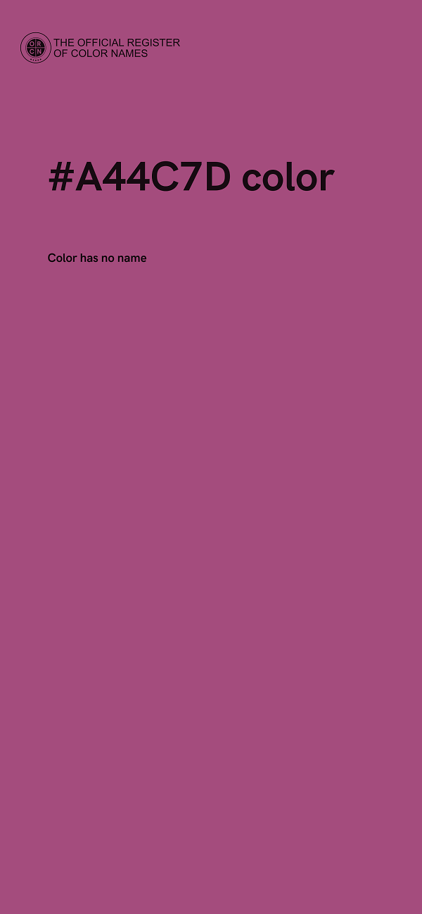 #A44C7D color image