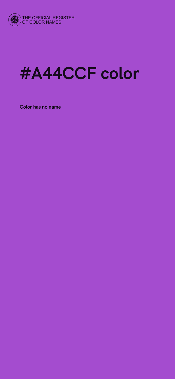 #A44CCF color image