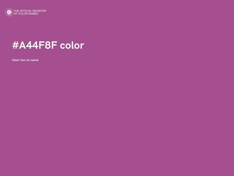 #A44F8F color image
