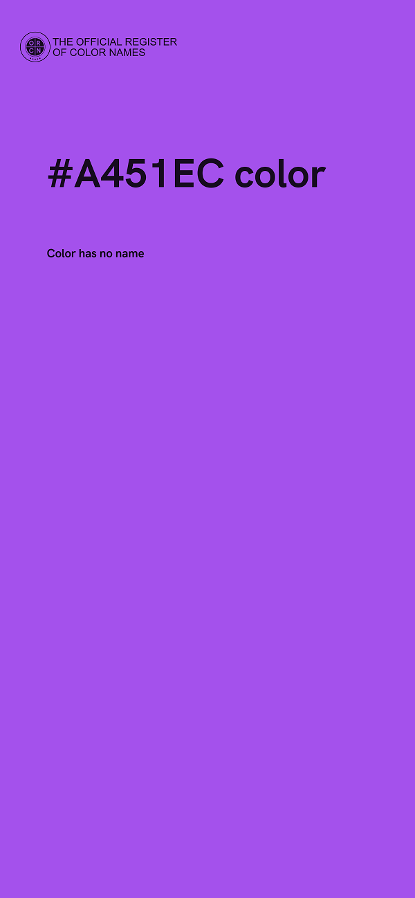 #A451EC color image