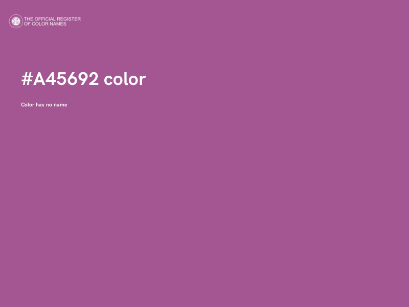 #A45692 color image