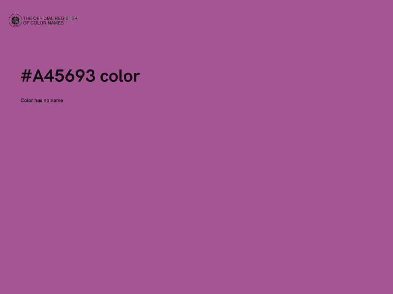 #A45693 color image