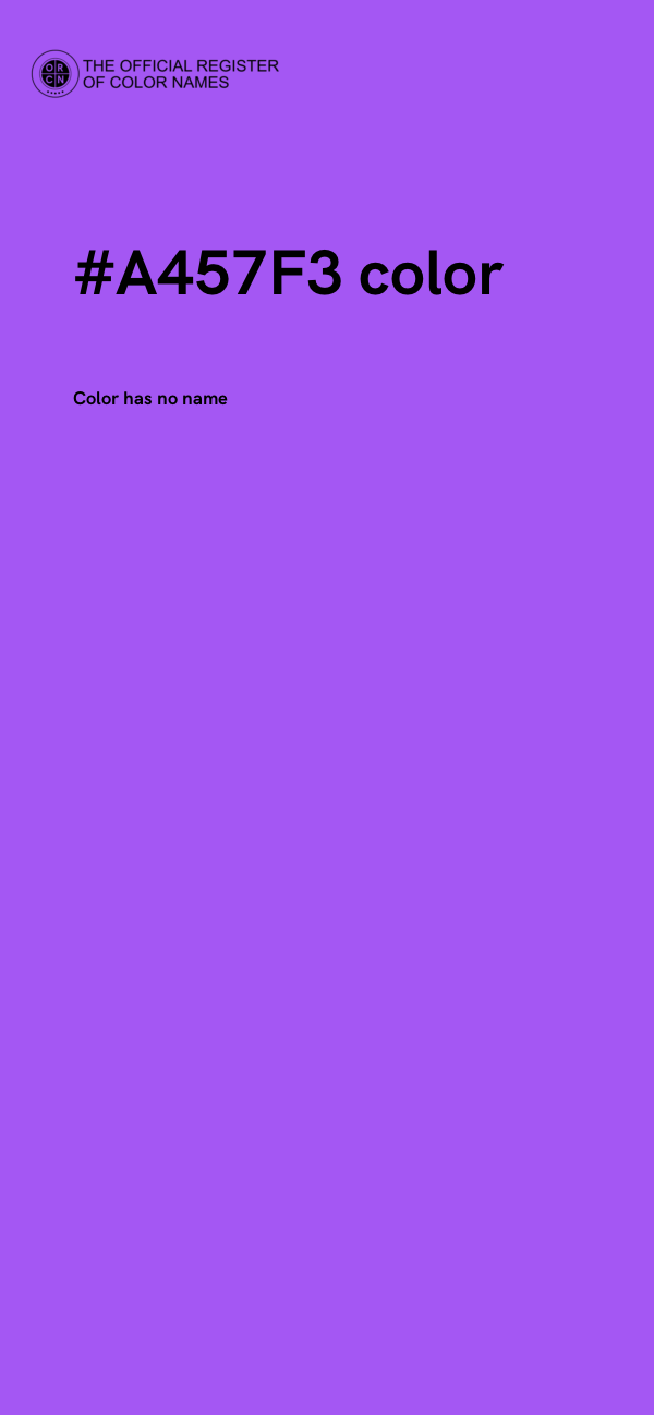#A457F3 color image