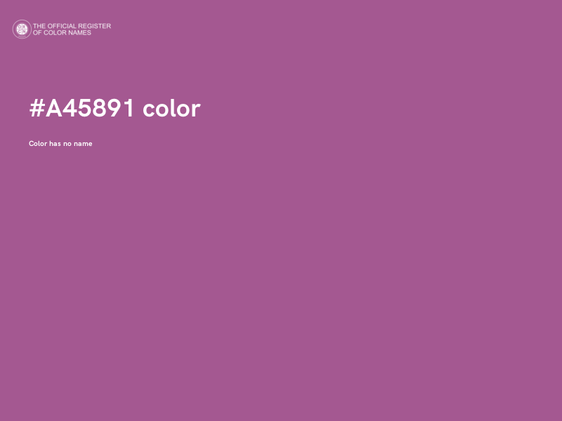 #A45891 color image