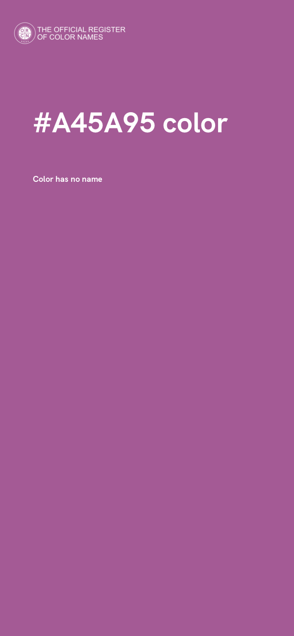 #A45A95 color image