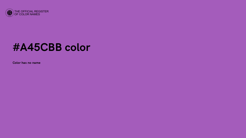 #A45CBB color image