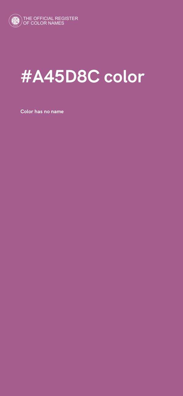 #A45D8C color image