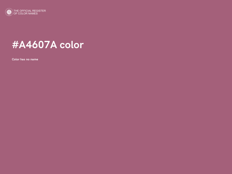 #A4607A color image