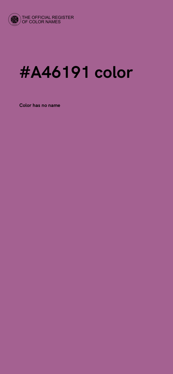 #A46191 color image