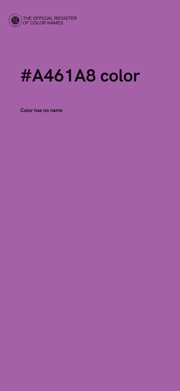 #A461A8 color image