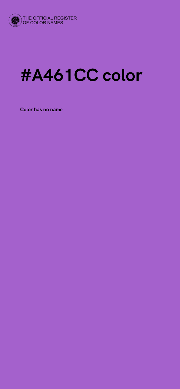 #A461CC color image