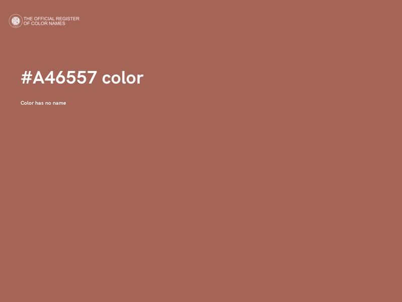#A46557 color image
