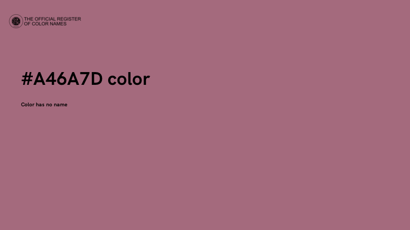 #A46A7D color image