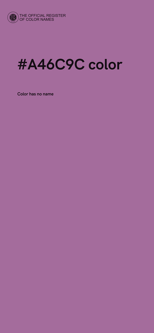 #A46C9C color image