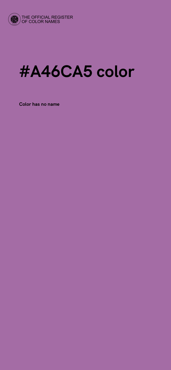 #A46CA5 color image