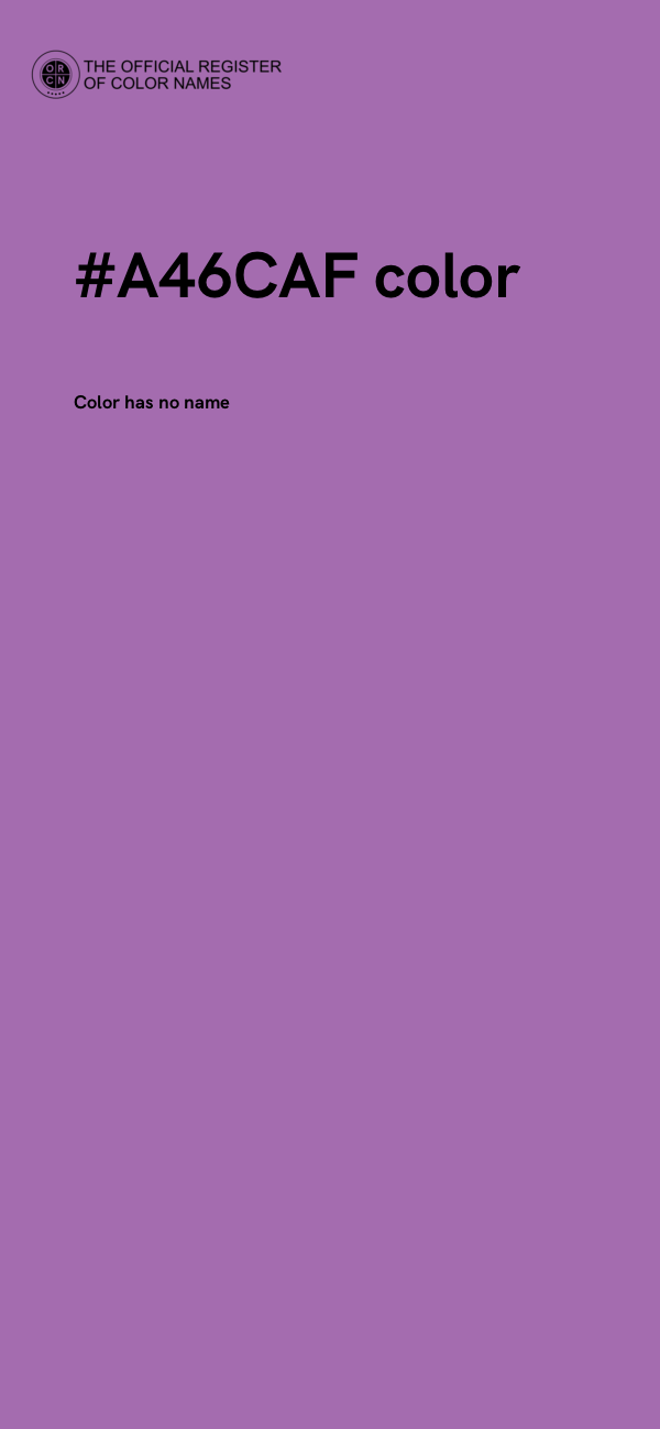 #A46CAF color image