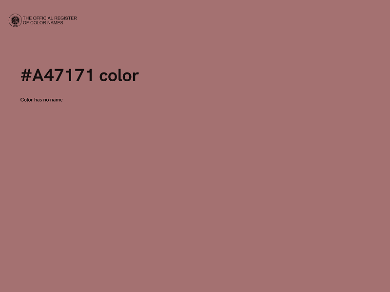 #A47171 color image