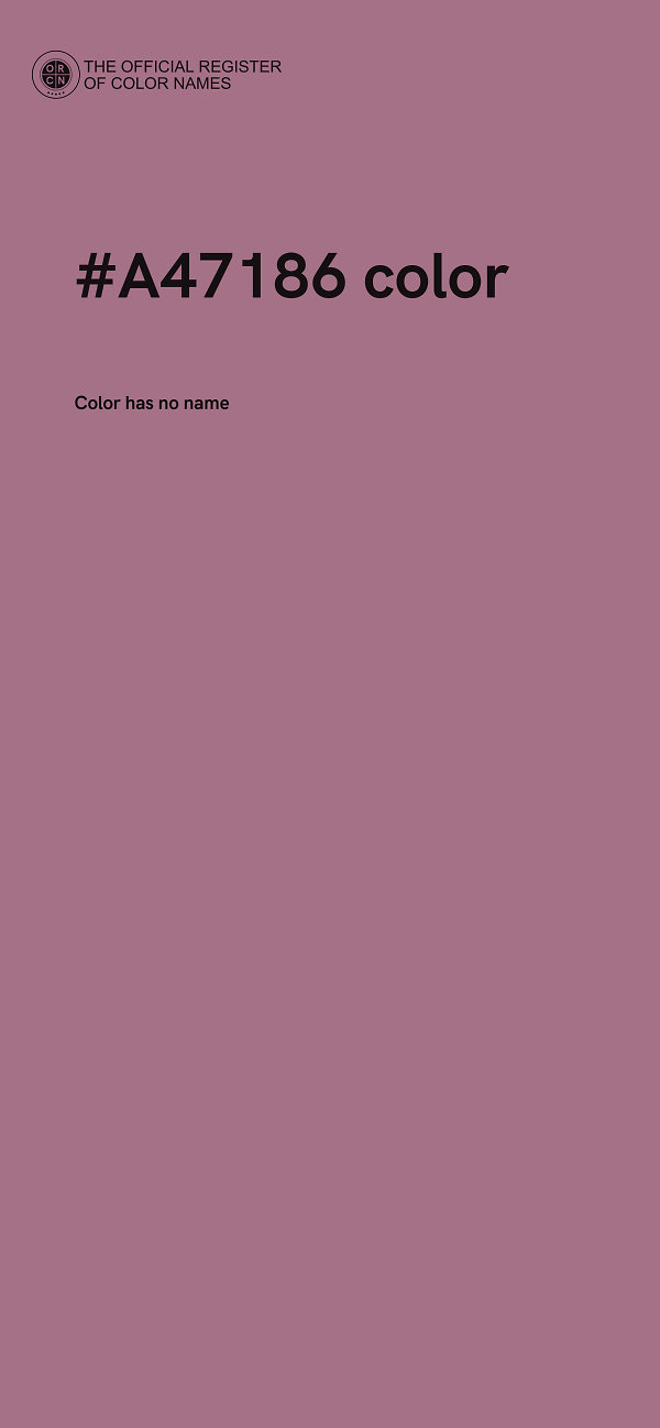 #A47186 color image