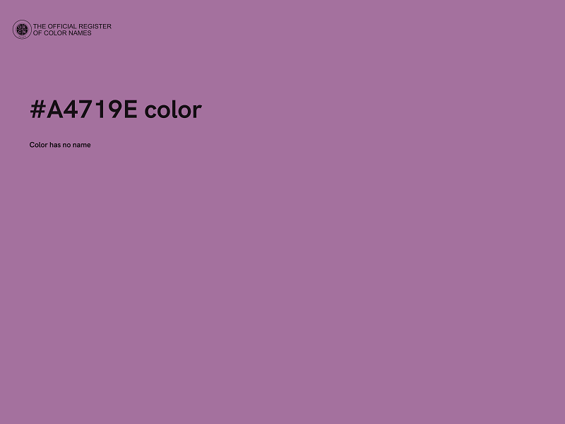 #A4719E color image