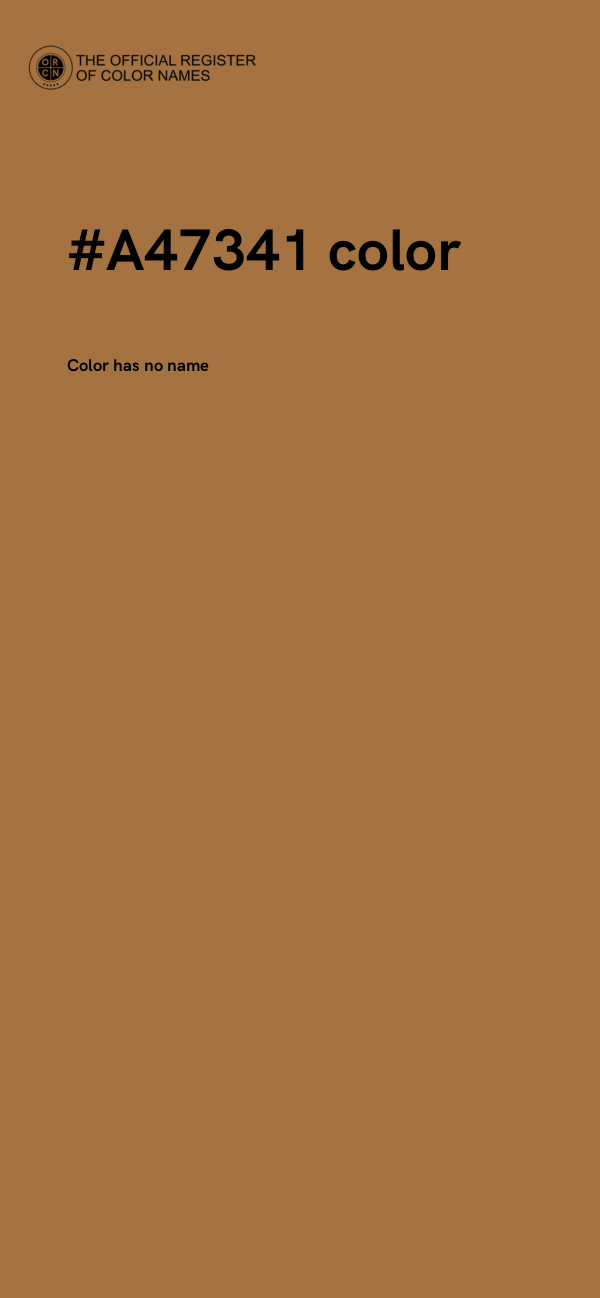 #A47341 color image