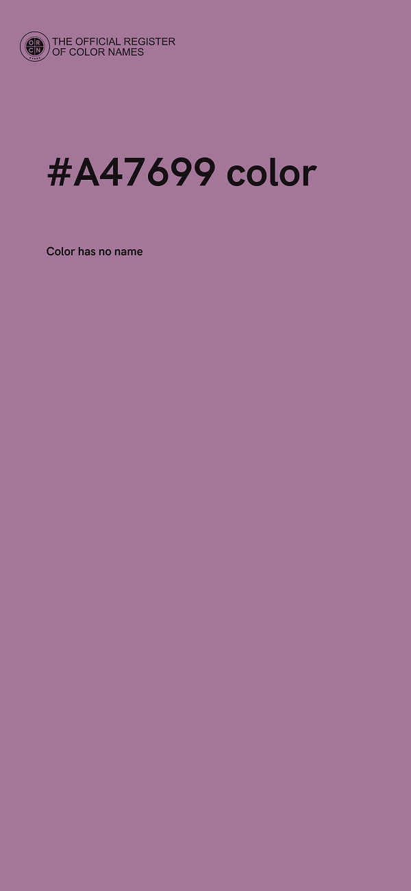 #A47699 color image