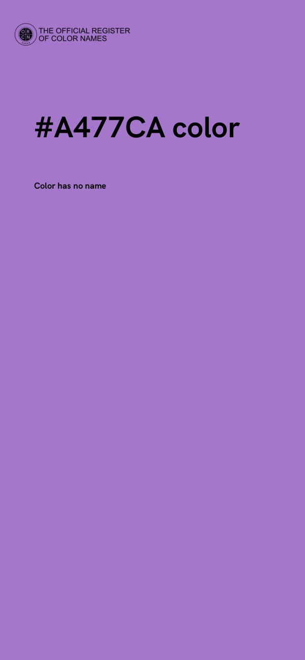 #A477CA color image