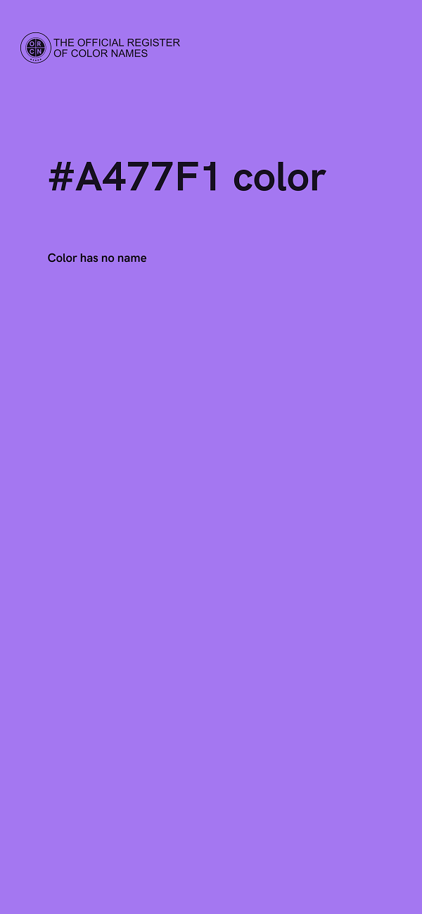 #A477F1 color image