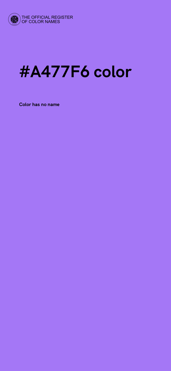 #A477F6 color image