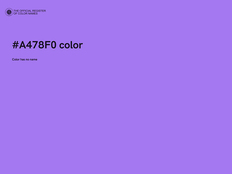 #A478F0 color image