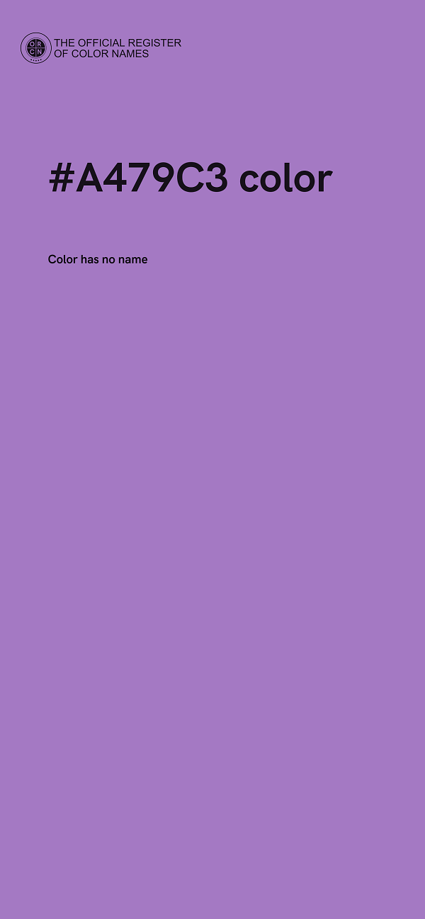 #A479C3 color image