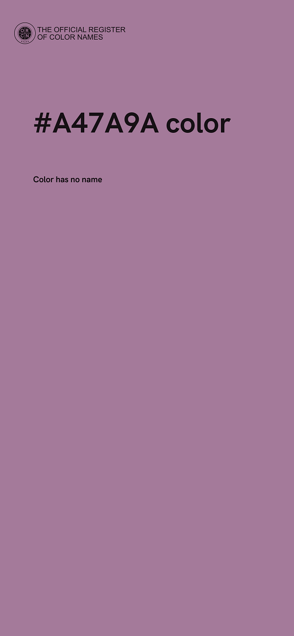 #A47A9A color image