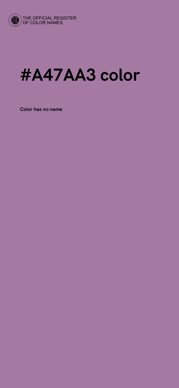 #A47AA3 color image
